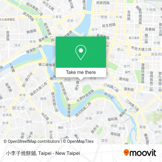小李子燒餅舖地圖