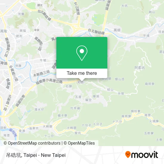 吊硞坑地圖