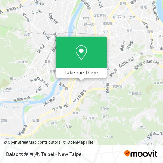Daiso大創百貨 map