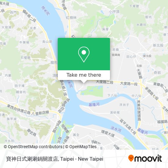 寶神日式涮涮鍋關渡店 map