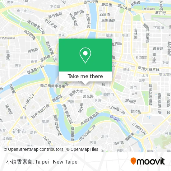 小鎮香素食 map