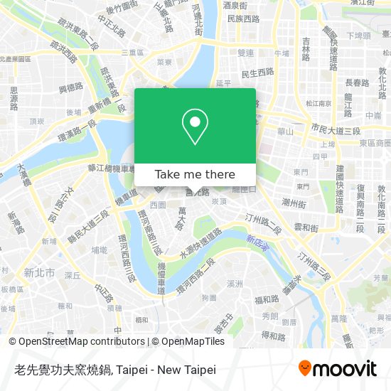 老先覺功夫窯燒鍋 map