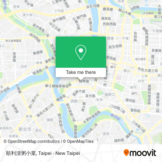 順利清粥小菜地圖