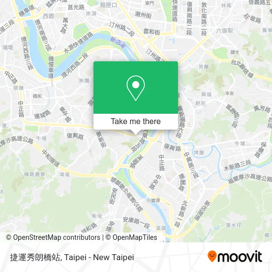 捷運秀朗橋站 map