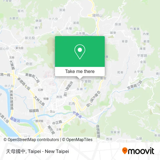 天母國中 map