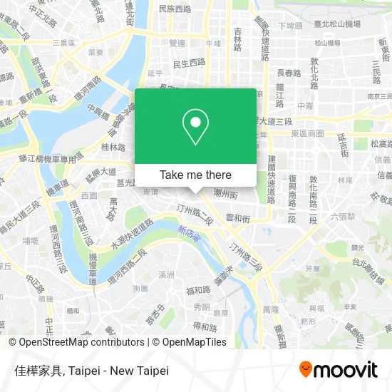 佳樺家具地圖