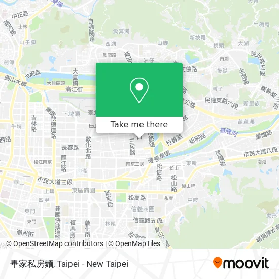 畢家私房麵 map