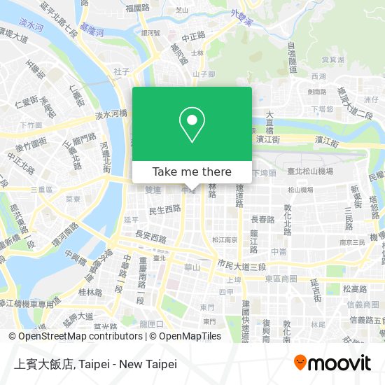 上賓大飯店 map