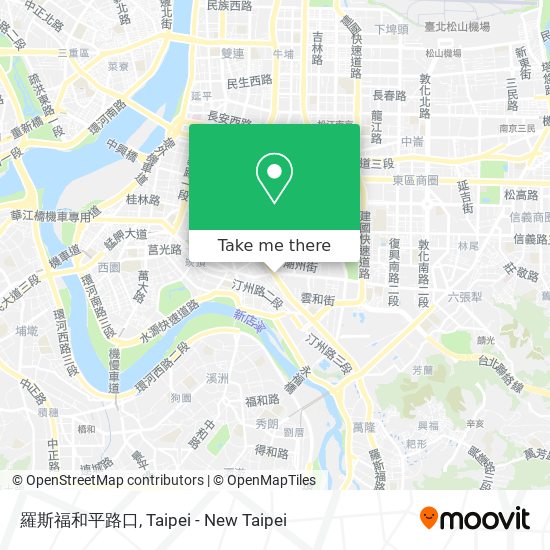 羅斯福和平路口 map