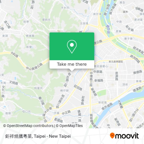 鉅祥燒臘粵菜地圖