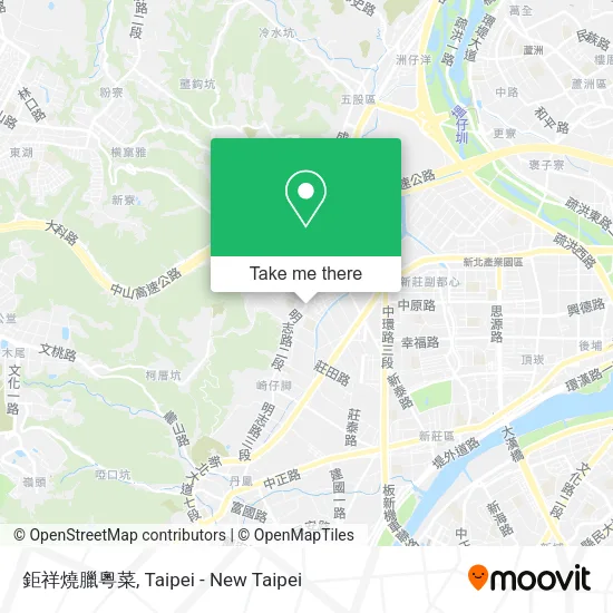 鉅祥燒臘粵菜地圖