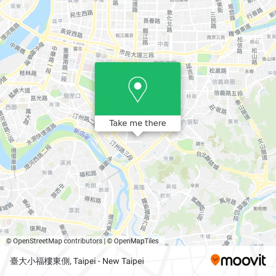 臺大小福樓東側地圖