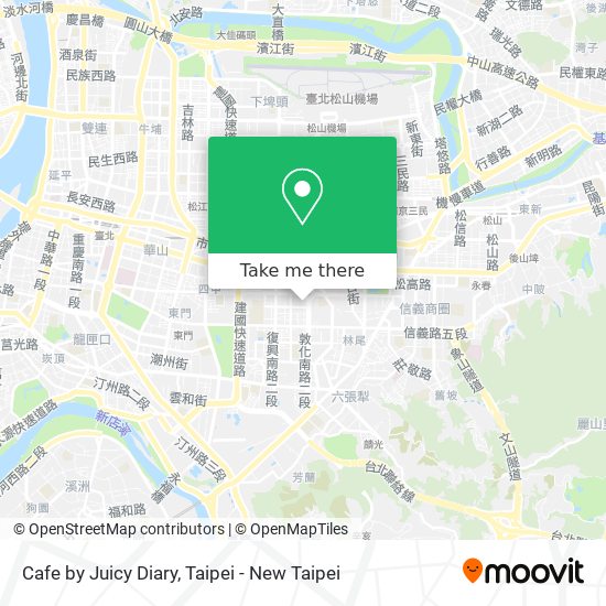 Cafe by Juicy Diary map