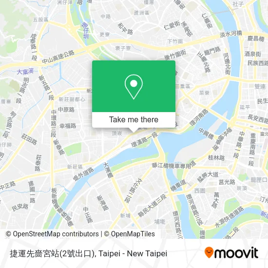 捷運先嗇宮站(2號出口)地圖