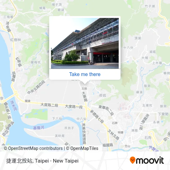 捷運北投站地圖