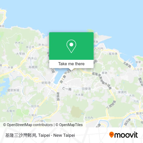 基隆三沙灣郵局 map