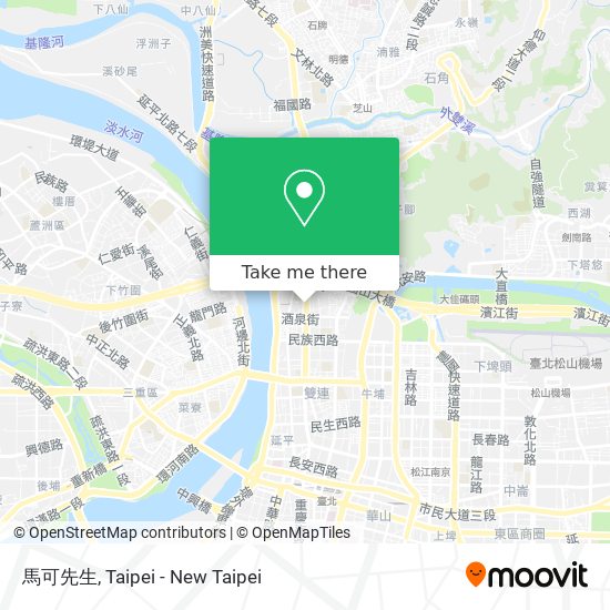 馬可先生地圖