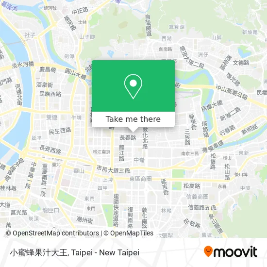 小蜜蜂果汁大王 map