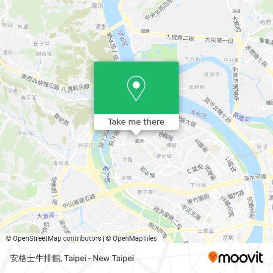 安格士牛排館 map