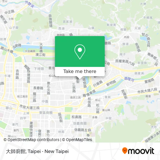 大師廚館 map