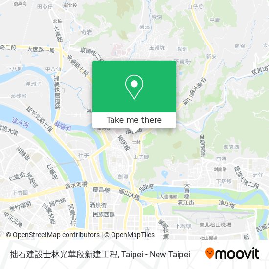 拙石建設士林光華段新建工程 map