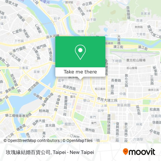 玫瑰緣結婚百貨公司 map