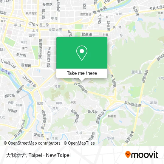大我新舍 map