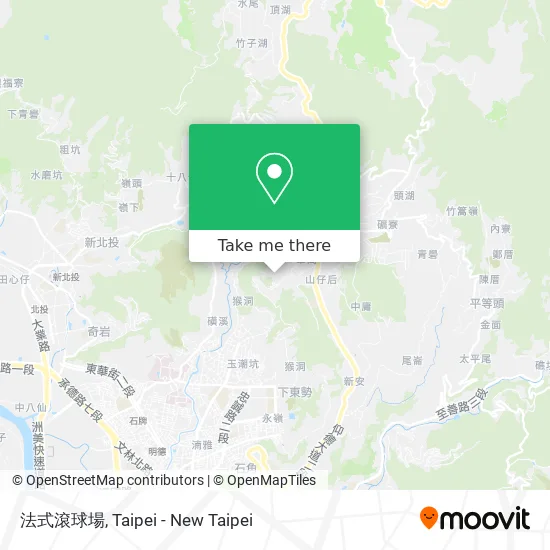 法式滾球場地圖