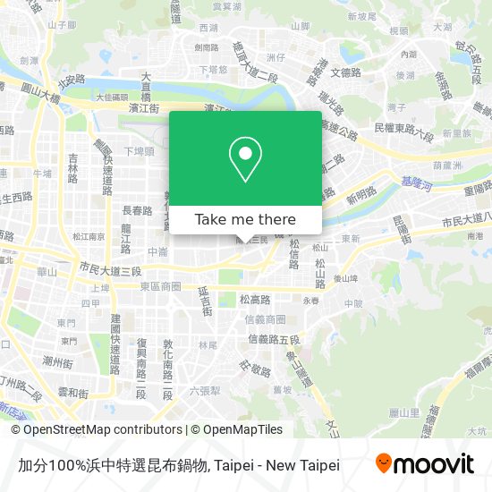 加分100%浜中特選昆布鍋物 map