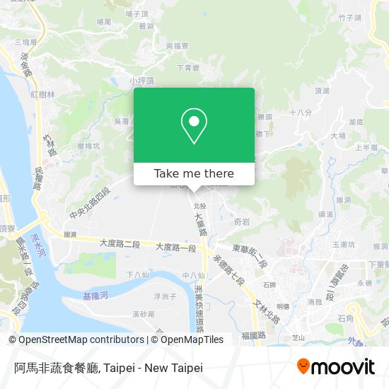 阿馬非蔬食餐廳 map