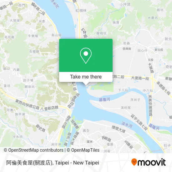 阿倫美食屋(關渡店) map