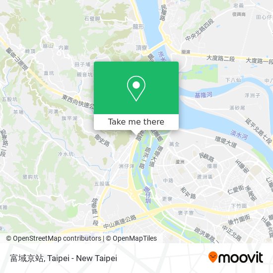 富域京站 map