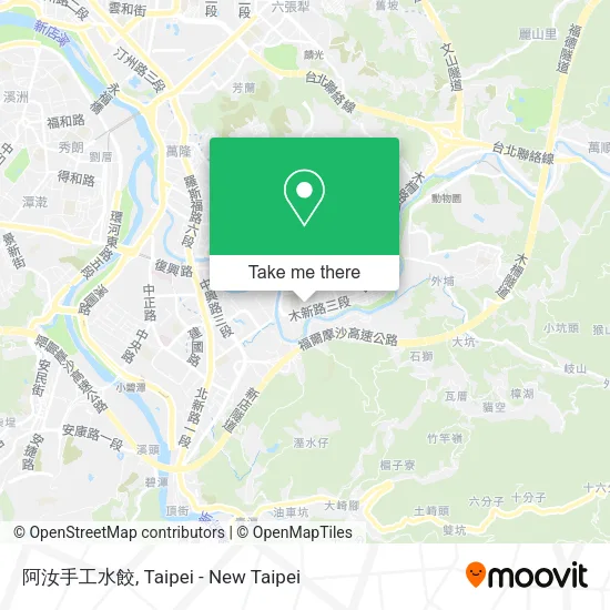 阿汝手工水餃 map