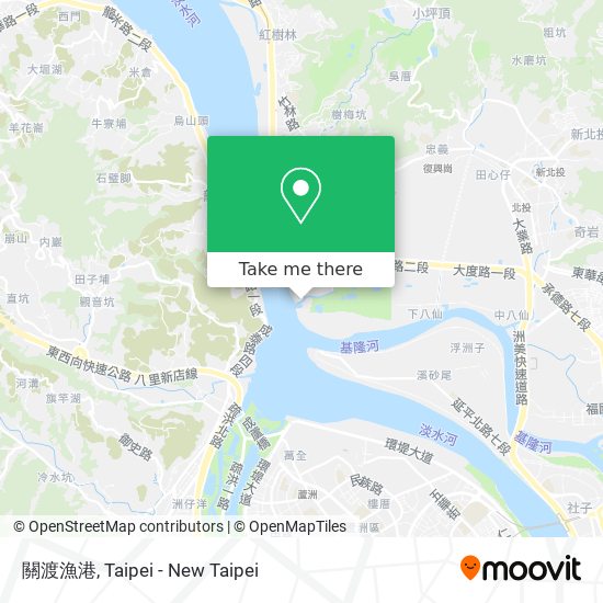 關渡漁港 map