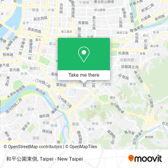 和平公園東側 map