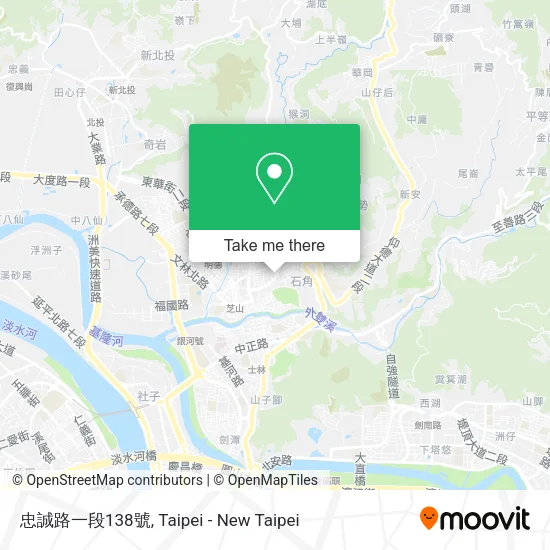 忠誠路一段138號地圖