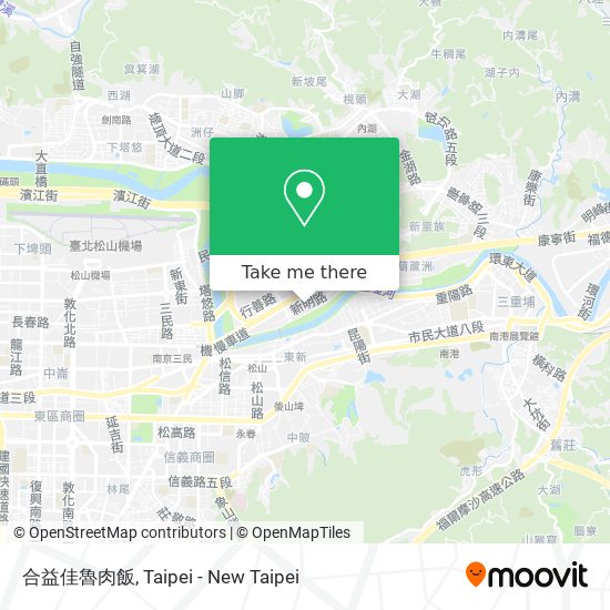 合益佳魯肉飯 map