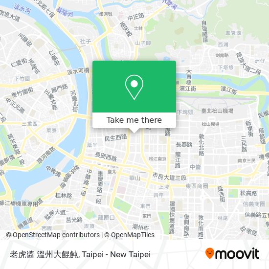 老虎醬 溫州大餛飩 map