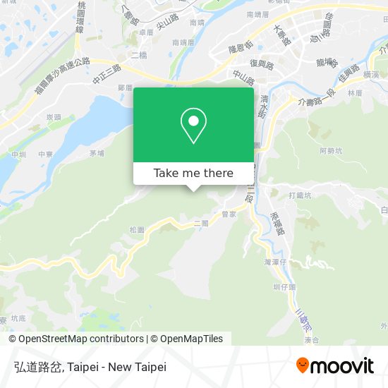弘道路岔地圖