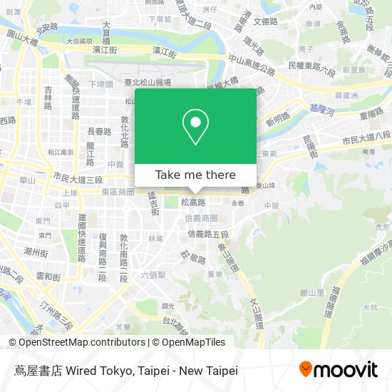 蔦屋書店 Wired Tokyo map