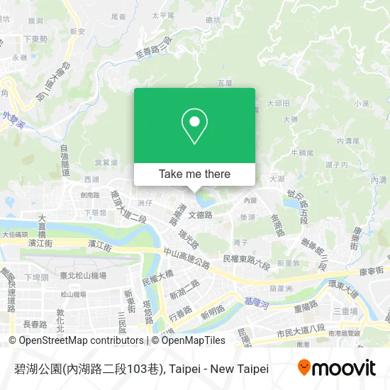 碧湖公園(內湖路二段103巷)地圖
