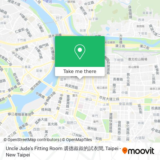 Uncle Jude's Fitting Room 裘德叔叔的試衣間 map