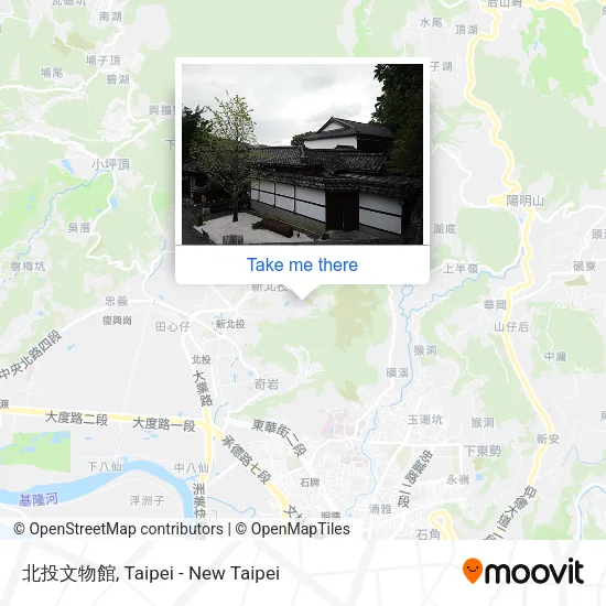 北投文物館地圖