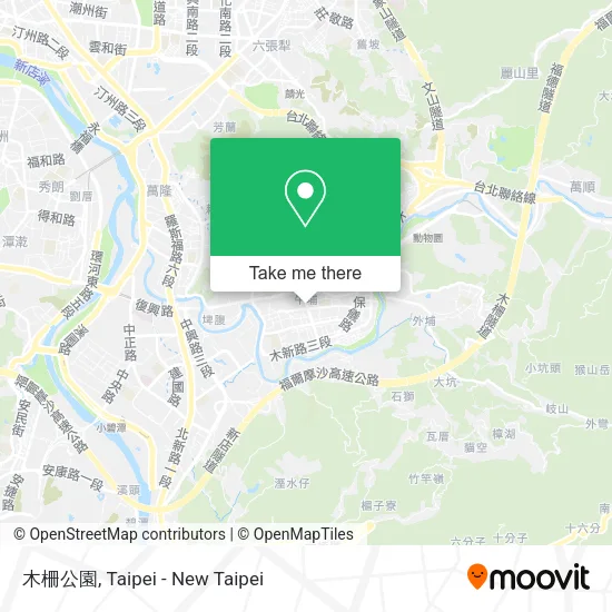 木柵公園地圖