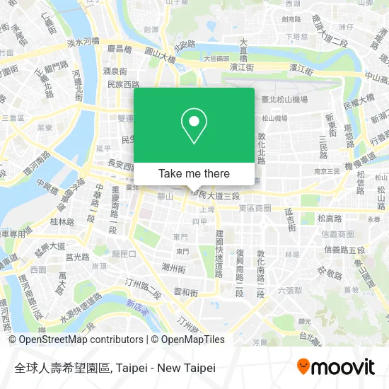 全球人壽希望園區地圖