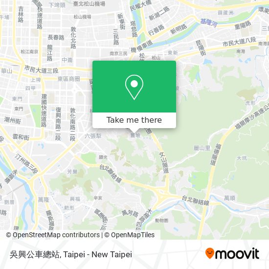 吳興公車總站 map