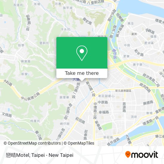 戀晴Motel map