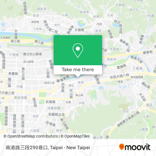 南港路三段290巷口 map