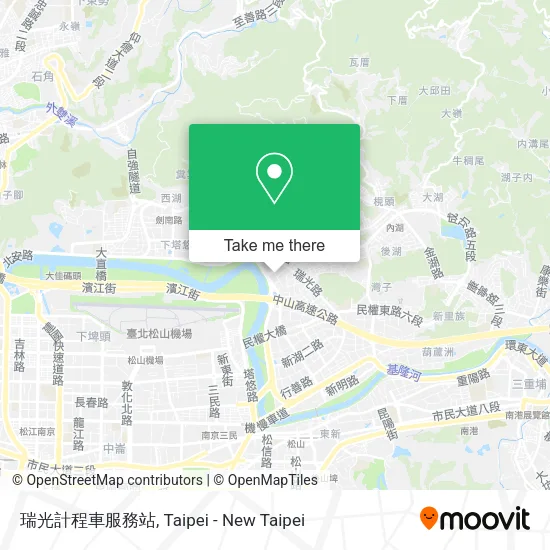 瑞光計程車服務站地圖