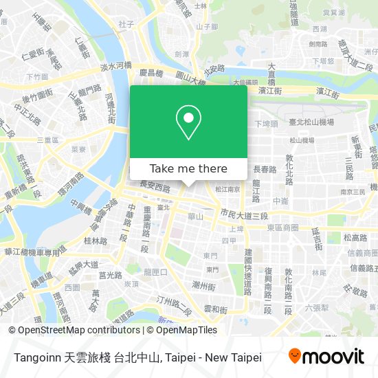 Tangoinn 天雲旅棧 台北中山 map